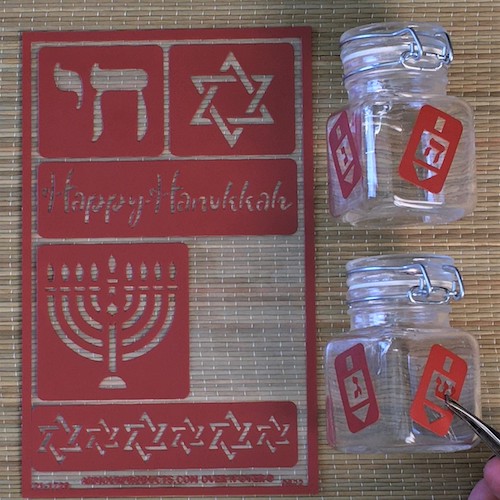 Dreidel Spice Jars